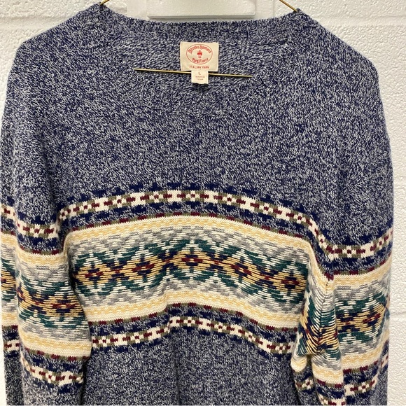 Brooks brothers Aztec pattern Italian yarn Sweater - Picture 2 of 10